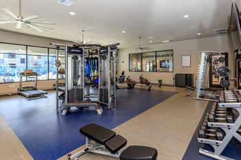 Clubhouse gymat Level 25 at Sunset by Picerne, Nevada